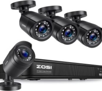 Sistema de 4 cameras de vigilancia